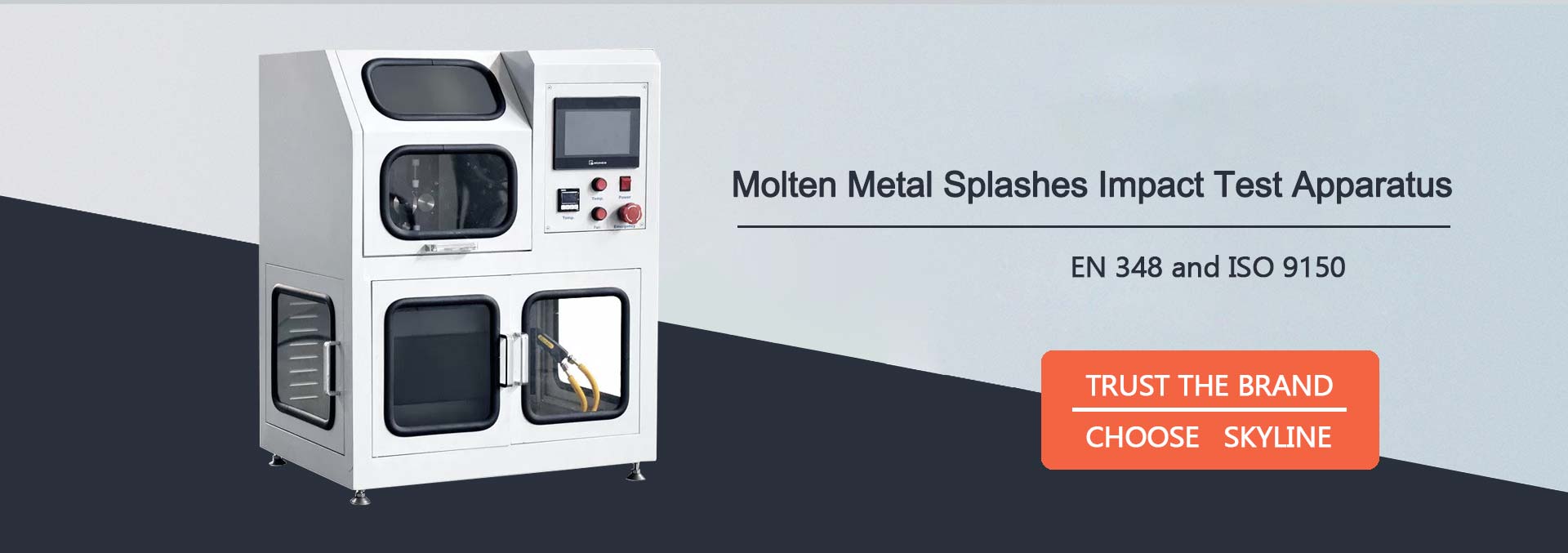 Molten Metal Splashes Impact Test Apparatus