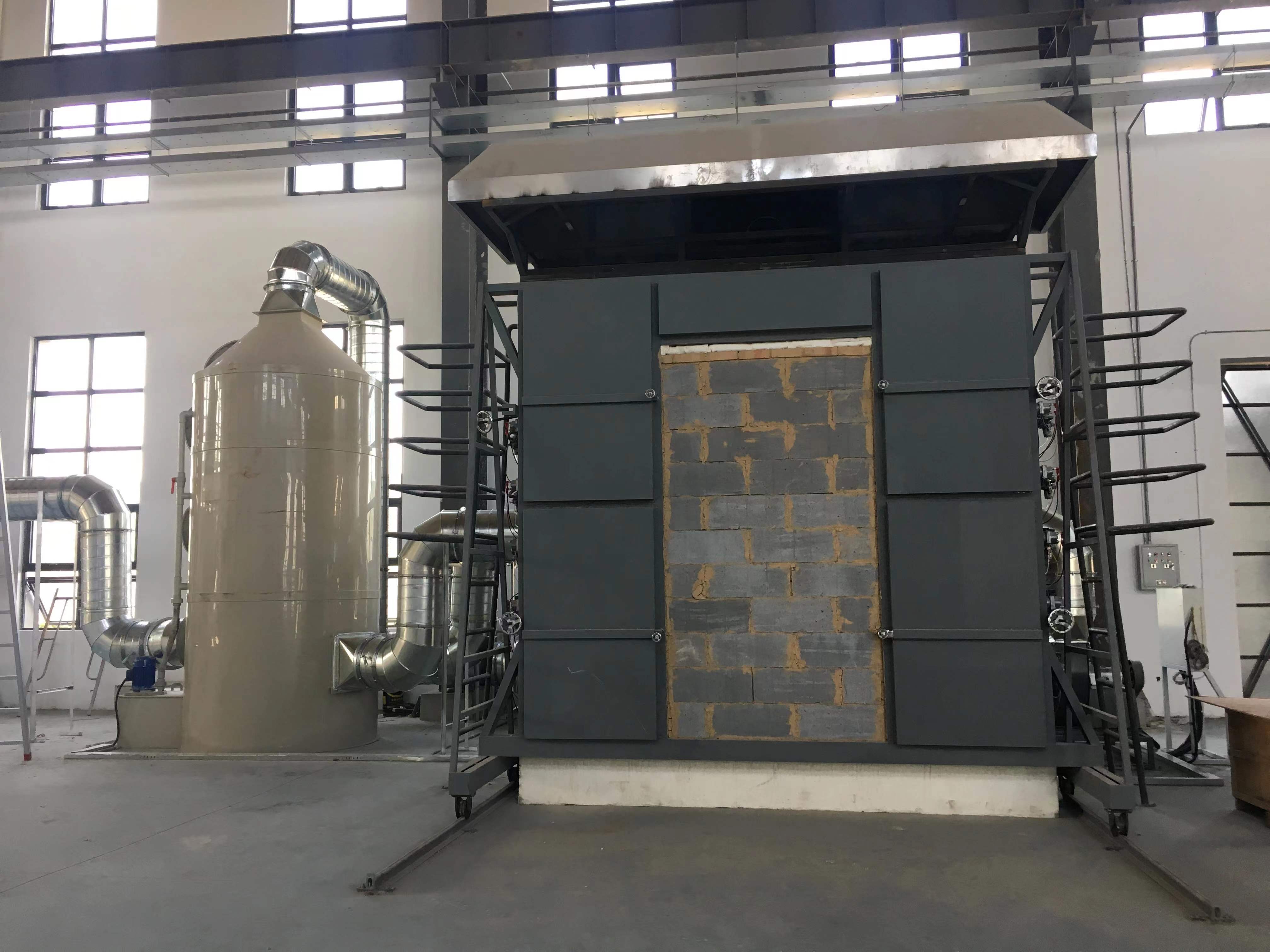 ASTM E119 Large Scale Vertical Fire Resistance Test Furnace