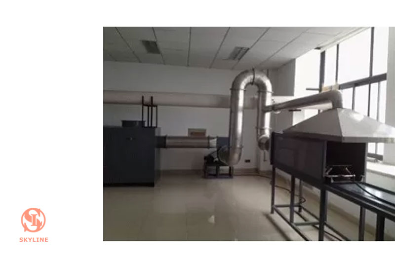Conveyor Belt Roadway Propane Combustion Performance Test Device